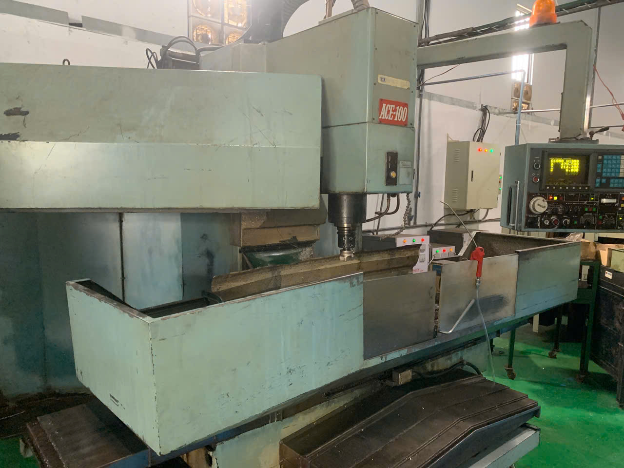 5-axis CNC milling machine at a Vietnam precision machining factory