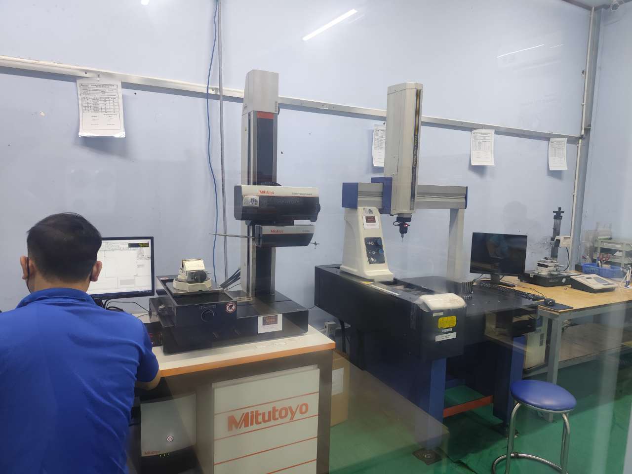 CMM coordinate measuring machine inspection of precision parts in Vietnam