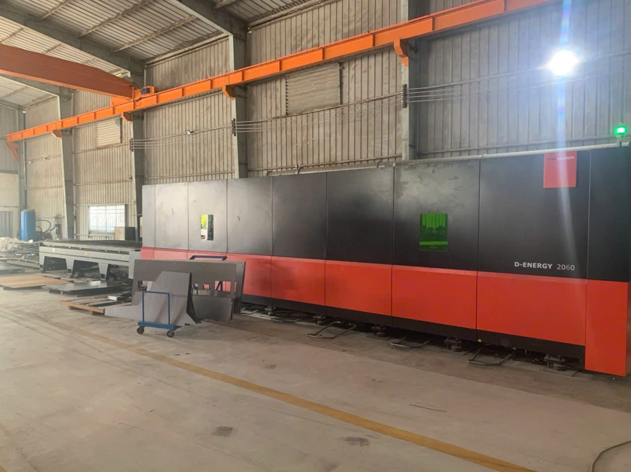 CNC laser cutting operation at Viet Laser Company in Vietnam