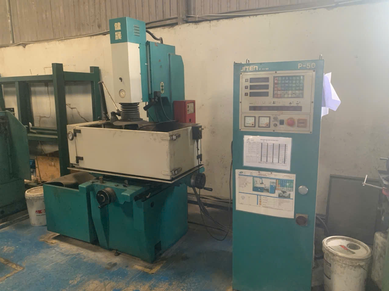 CNC milling machine at Vietnamese precision machining factory