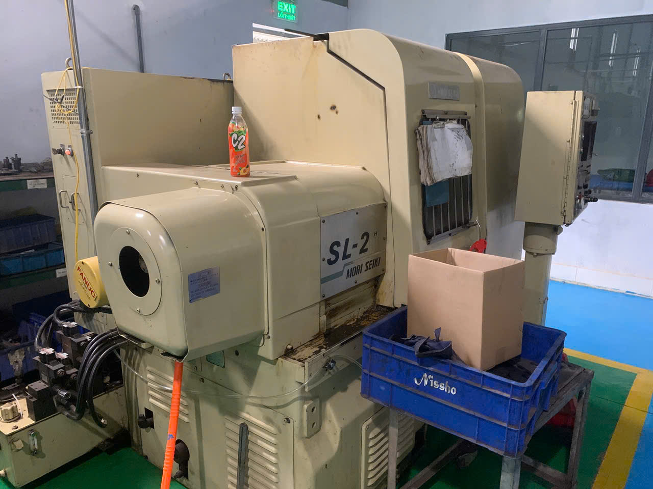 Precision CNC lathe at a Vietnam machining factory