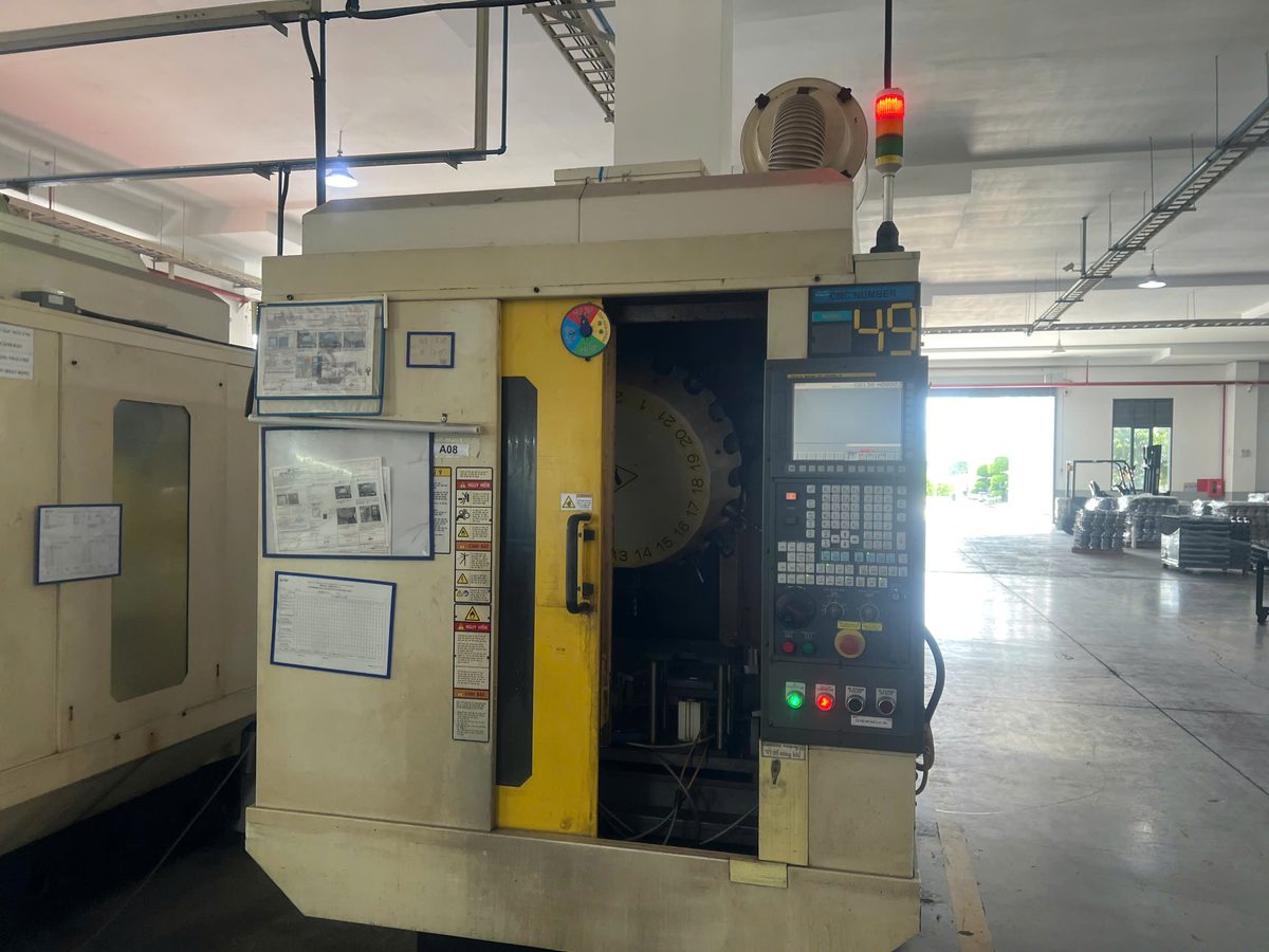 CNC horizontal machining center at Altop, Vietnam