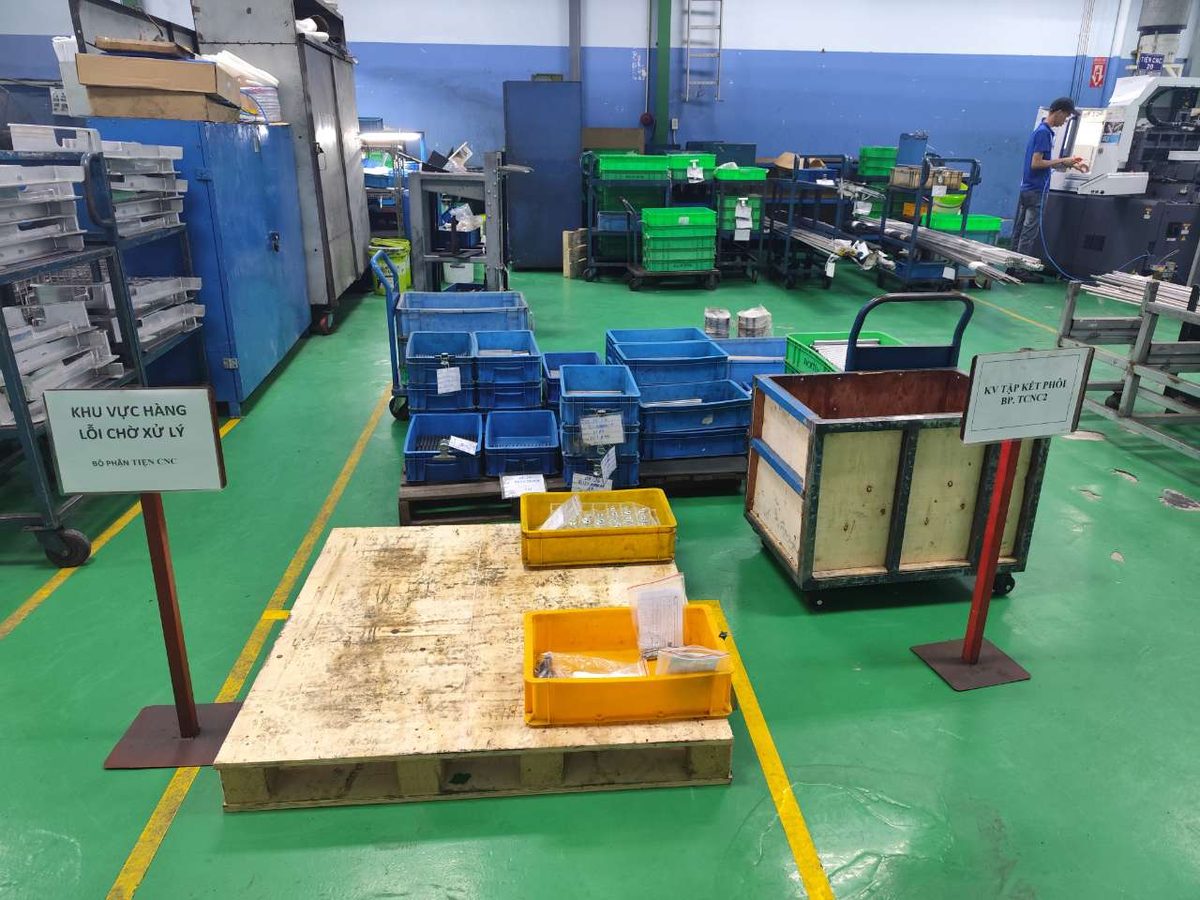 Defective goods area