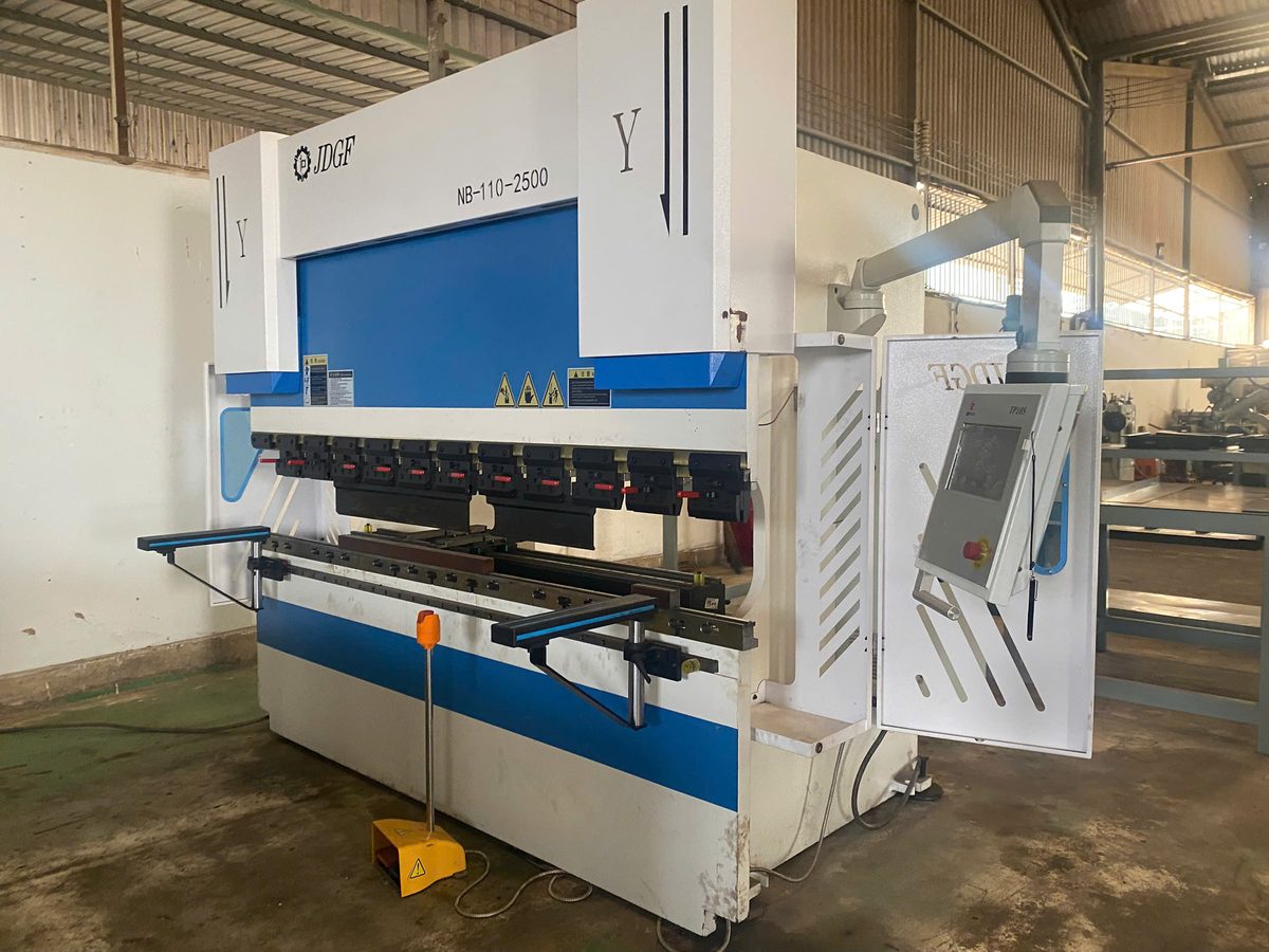 Sheet metal bending machine at HDP Precision Mechanical Engineering