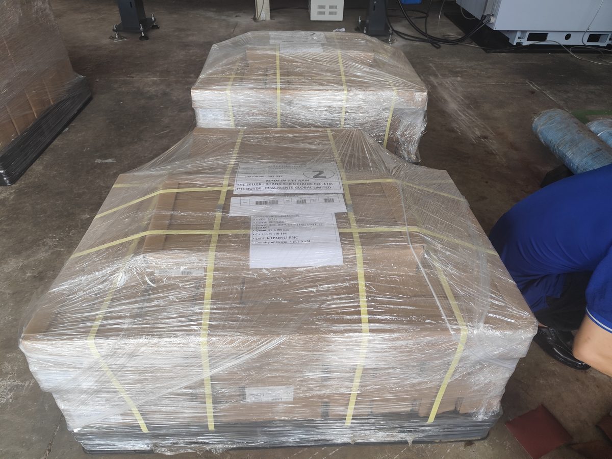 Packed turned parts at Khang Thien Phuoc Vietnam — export-ready CNC components