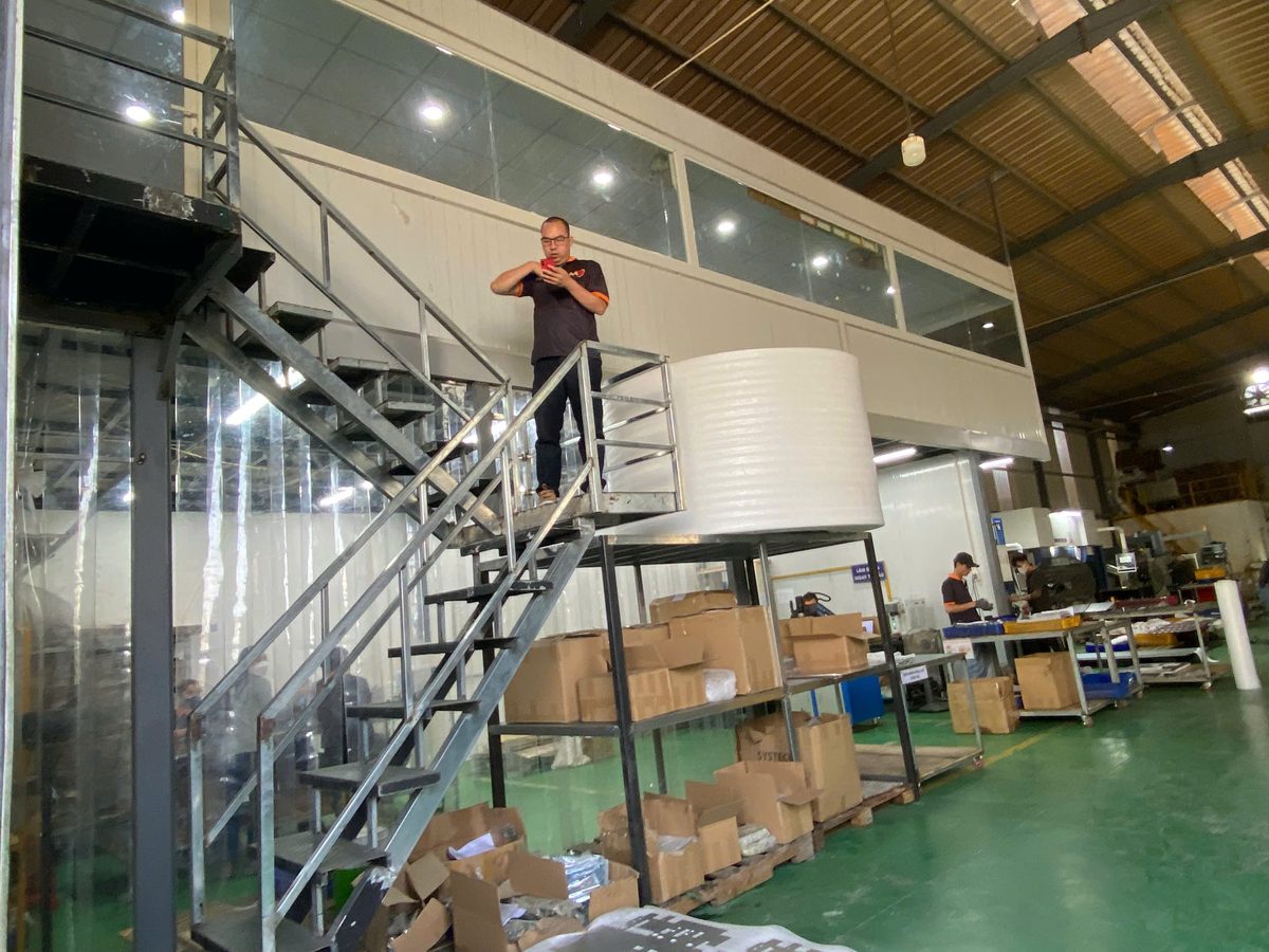 Outer view of office area  finished product area