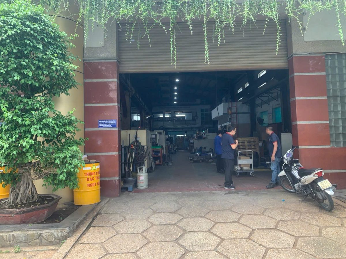 Nhat Long Mechanical Engineering — workshop exterior overview, Vietnam