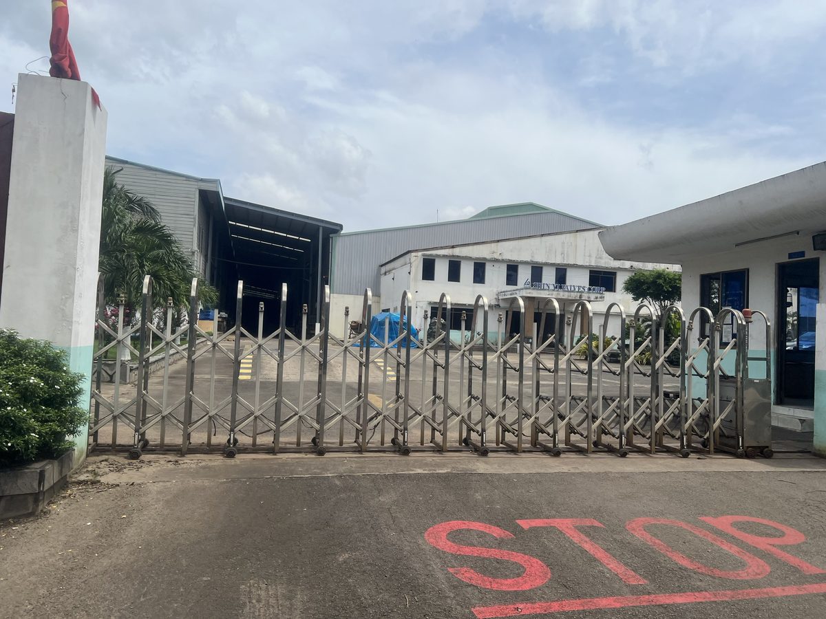 Shin Yi Valves Joint Stock Company — factory entrance, Vietnam supplier