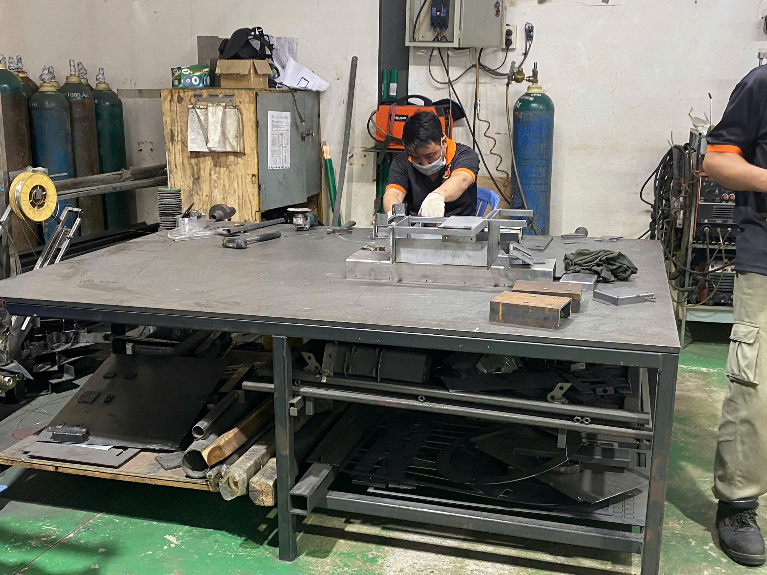 MS Technical welding area workshop